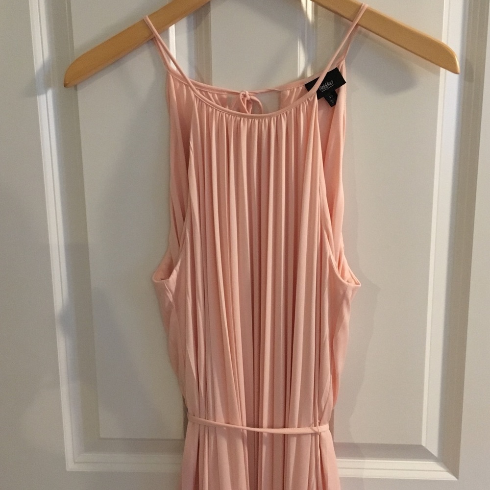 Pale pink maxi dress